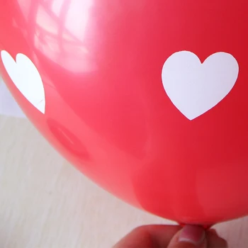 BTRUDI red lidt kærlighed trykt ballon 12 tommer 2,8 g bryllup og ægteskab værelse dekorere pynt leverer legetøjet
