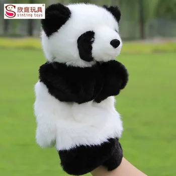 Børn gave Søde Tegneserie Dyr Kinesiske Panda 26cm Bløde dukke fyldt fingerdukker legetøj, som børn gave