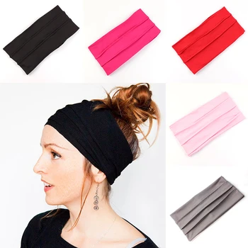 Candy Farve Elastisk hårbånd Hovedbøjle for Fashion Kvinder