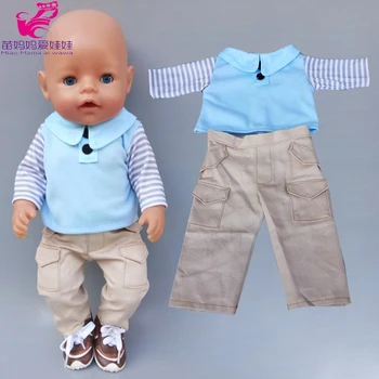 Dropshipping 43 cm baby doll tøj til 18