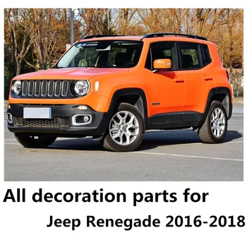 For Jeep Renegade 2016 2017 2018 bil dækning indvendige trim lampe Center Konsol midten bagtil tilbage hale Cup gear, armlæn box ramme 1stk