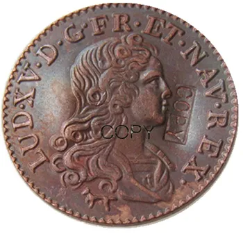 Frankrig 1720A Kobber Kopi Mønter(22mm)