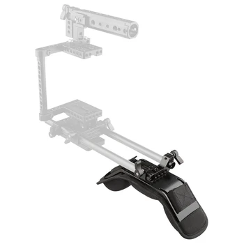 JABS DSLR-Kamera Rig Shoulder Pad med 15mm Railblock for Videokamera Kamera DV/DC Support System DSLR-Rigs