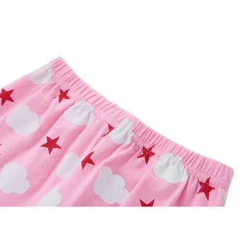Junellz Unicorn Børns Pyjamas Pink Unicorn Girl Pyjamas Pyjamas Pige Pige Pige Pjs Bomuld Kids-Pyjamas til Piger PJ