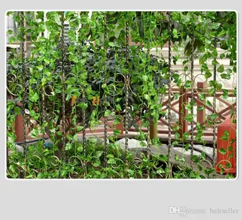 Kunstig Silke Plast Væg Hængende Plante, Blomst Rattan Håndværk Ornament Forsyninger Til Bryllup Hjem Haven Dekorationer