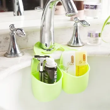 Køkkenarmatur-Tilbehør vask hænge bag badeværelse hylde modtager hænge posen 20*21cm gratis fragt