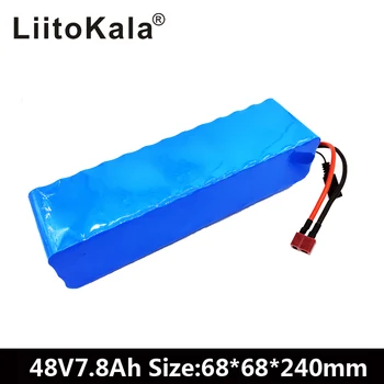 LiitoKala 48V 7.8 AH 13S3P batteri 48V 15AH 1000W El-cykel 48V batteri Lithium-ion-batteri 30A BMS