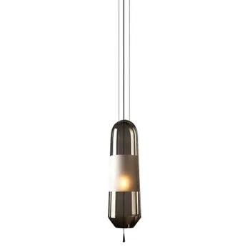 Nordiske kreative LED Glas vedhæng lys med et Enkelt hoved hængende lampe soveværelse deco-suspension armatur sengen restaurant inventar