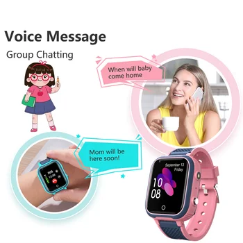 S21 Kids Smart ur 4G GPS WIFI Tracker SOS Video Opkald til Børn Anti Tabt Skærm