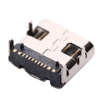 1 stk 16 Pin-SMT-Stik Stik til Micro USB Type C 3.1 Kvindelige Placering SMD DIP Til PCB Design DIY Høj Strøm Opladning