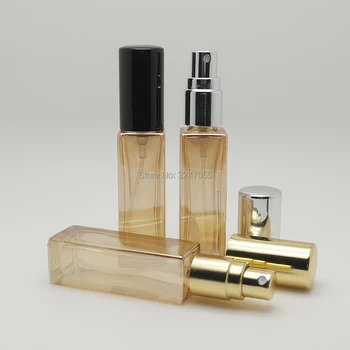 10ml Tomme Glas Bærbare Spray Dyse Parfume Flaske, Square Praktisk Rejsende Høj Kvalitet, Skønhed, Makeup, Duft Forstøver