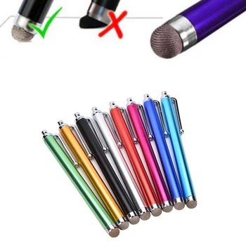 1pc Farve Tilfældig Metal Fibre Stylus Mesh Micro Fiber Tip Touch Screen Stylus Pen til IPhone Til Samsung Smart Phone, Tablet-PC