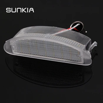 1STK SUNKIA 18SMD Bil LED Nummerplade Lys for Renault Clio II/Twingo jeg Indbyggede Canbus controller