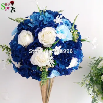 2018 SPR NYE!!Gratis forsendelse! bryllup kunstig blomst bold bryllup tabel centerpiece blomst bolde baggrund dekorative blomster