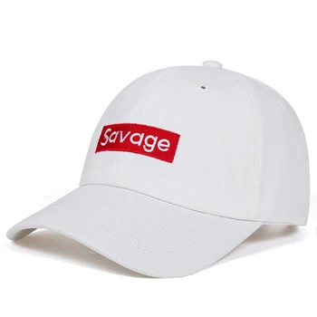 2020 Ny SAVAGE Mode Broderet Baseball Cap Hip Hop Far Hat Høj Kvalitet Udendørs Sports Cap Engros