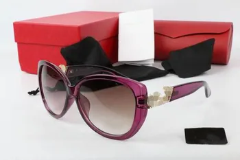2021Men Vintage Solbriller Kvinder Solid Mode Solbriller Voksen Unisex Tendens Luksus Solbriller Designer Brand Med Box