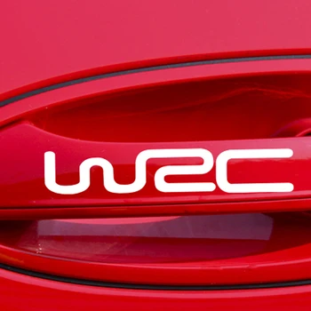4 stykker / sæt WRC ændrede bil klistermærker personlig dørhåndtag klistermærker til Hyundai ix35 iX45 iX25 i20 i30 Sonata,Verna,
