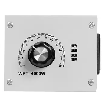 4000W 220V AC ventilatormotor Guvernør Lysdæmper/Temperatur Skifte Spænding Regulator SCR Elektronisk spændingsregulator 105*83*54mm