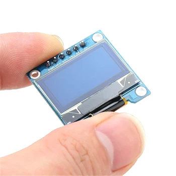 6Pins 0.96 Tommer I2C, SPI OLED Digital SSD1306 Vise 12864 SPI interface Blå LCD-Skærm Modul DIY Til Arduino 51 SMT32 I/O