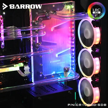 Barrow Akryl Bord som Vand-Kanal brug for CORSAIR 1000D Computer Tilfælde brug for Både CPU og GPU Blok RGB til 5V 3PIN Header