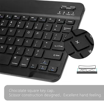Bluetooth 3.0 Wireless Keyboard for iPad Samsung IOS Android-Systemet Universal Til Gaming Tablet PC af Høj Kvalitet til Mini Tastatur