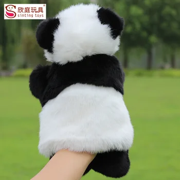 Børn gave Søde Tegneserie Dyr Kinesiske Panda 26cm Bløde dukke fyldt fingerdukker legetøj, som børn gave