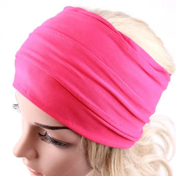 Candy Farve Elastisk hårbånd Hovedbøjle for Fashion Kvinder