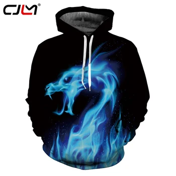 CJLM Hot Sælge Mode Hoodie Mænd Black 3d-Sweatshirts Print Brand Dragon Hætteklædte Hættetrøjer Slange Sweatshirts Unisex Pullovere 6XL