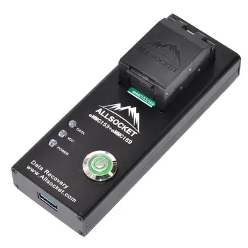 EMMC153/169 socket USB3.0 10x11 11.5x13 12x16 12x18 14x18 eMMC programmør adapter læser BGA169/153