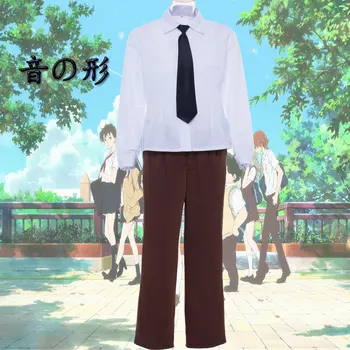 En Stille Stemme Koe ingen katachi Shoya Ishida Brun Skole Uniform Cosplay Kostume E001