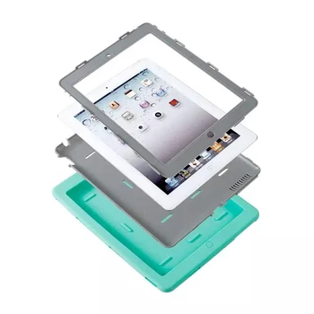 For Apple iPad Mini 123 Tilfælde Amor Dækker Heavy Duty Silikone Stødsikker Beskyttelse Tilfældet for iPad Mini 3 2 1 Screen Protector Film