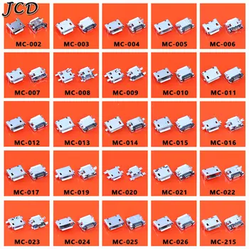 JCD 25-100pcs 5Pin Mikro-USB-Stik Sockect Stik 5P Kvindelige For Samsung, Lenovo Huawei Lenovo Meizu Xiaomi Oppo Vivo