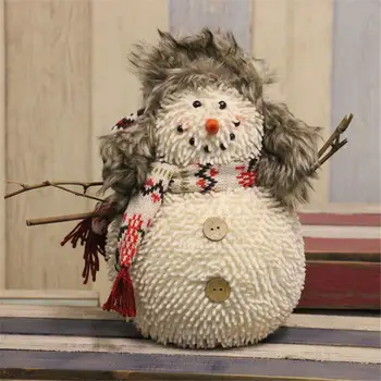 Julepynt snemand dukke dukke Jul doll vedhæng tegnefilm gamle mand marionet hænger scene kjole op nytår 30S6