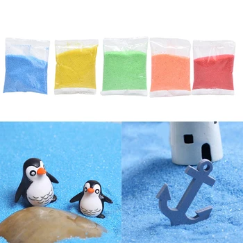 Kvarts Sand Fe Have Kunstige Pulver Mini Sne Micro Landskab Indretning Håndværk Børn Toy DIY Sand Tabel Tilbehør 40g/Pack