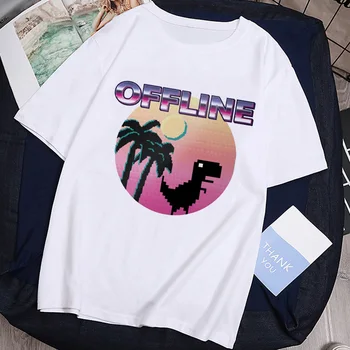 Kvindelige T-shirts Kvinder Oversized T-Shirt med Grafisk Print Vintage T-shirt Harajuku T-Shirt med Korte Tøj til Kvinder' T-Shirt 2020 Ny