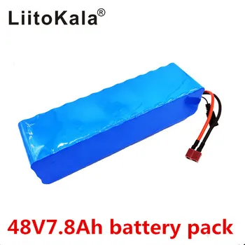 LiitoKala 48V 7.8 AH 13S3P batteri 48V 15AH 1000W El-cykel 48V batteri Lithium-ion-batteri 30A BMS