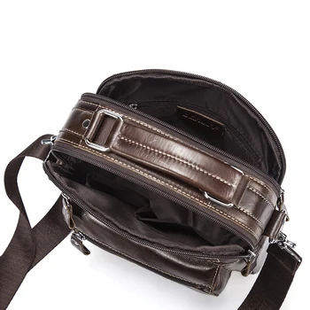Mænds Taske Læder Håndtaske Mænd i Ægte Læder Skulder Messenger Bag Crossbody Rejse Taske Designer Håndtasker i Høj Kvalitet