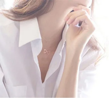 OMHXZJ Engros smykker geometriske Bue kvinde Kpop star fashion 925 sterling sølv Charms vedhæng PE43