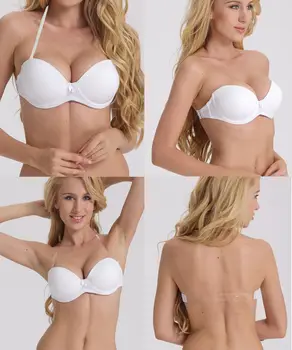 Sexet Bh Til Kvinder Undertøj Bøjle Brystholder Multi-Vejs Bras intime Push-Up Bh 'er med 32-40ABCD Gennemsigtig Tyk Paddeed Bh' er