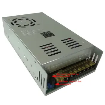 Skift power AD til DC slank tynd 12V, 15V 18V 24V 30V 36V 48V 60V 600W strømforsyning nuværende justerbare digitale display