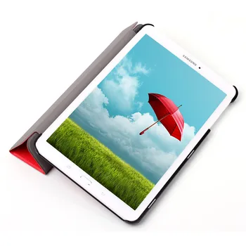Tablet etui til Samsung Galaxy Tab E 9.6 T560 T561 T565 T567V Fold Klappen Stå Dække PU Læder taske til Samsung Tab E 9.6