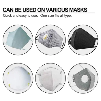 TOP 10 Pakker med Justerbar Længde Maske Lanyard Praktisk og Bekvem Sikkerhed Maske Holder, Kan Blive Hængt om Halsen