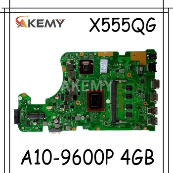 X555QG 4GB Hukommelse A10-9600P Bundkort Til Asus X555Q A555Q Notebook bundkort Teste alle funktioner