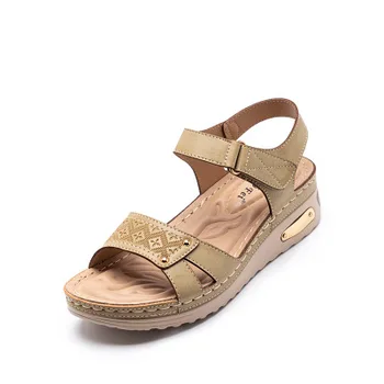 2020 nye sommer sandaler kvinder casual alle-match lys og komfortabel Velcro stor størrelse sandaler