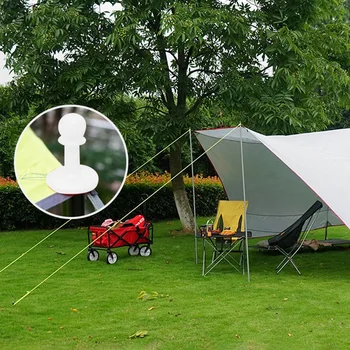 4 Pack Telt Til Apple interface Bevis Cap Kombination Kit Lysende teltpæle til Camping Vandring Backpacker