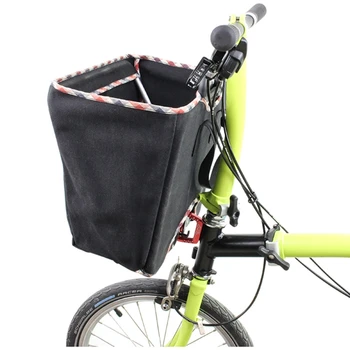 Aluminium Legering Cykel Forsiden Bærer Blok Taske Beslag Rack Mount Holder til Brompton Foldecykel Cykling Cykel Tilbehør
