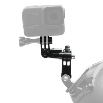 AM05-Hjelm forlængerarme Justerbar Fælles Stativ Adapter-Mount til Gopro Hero 9 8 7 6 5 /Yi / Insta360 EN F Kamera