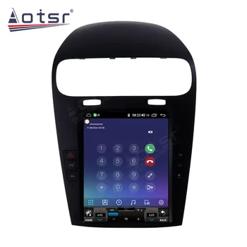AOTSR For Dodge Rejse Fiat Freemont Android 9.0 Tesla stil Lodret HD-skærm Bil GPS Navigation Carplay Hurtig boot