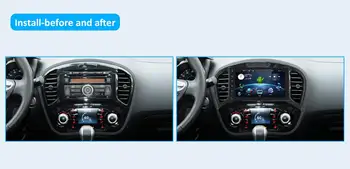 Autoradio Android 10.0 2G+32G DSP Bil Radio Mms Video-Afspiller Til Nissan Juke 2010-BT GPS Navigation 2 din autoradio