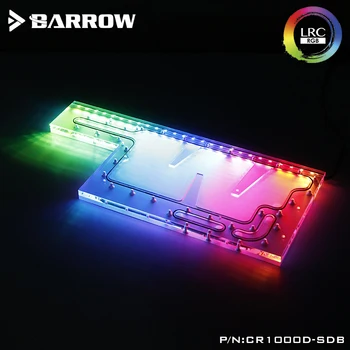Barrow Akryl Bord som Vand-Kanal brug for CORSAIR 1000D Computer Tilfælde brug for Både CPU og GPU Blok RGB til 5V 3PIN Header